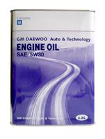 General Motors  GM DAEWOO ENGINE OIL 5W-30, 4л , Масло моторное