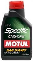Motul  Specific CNG/LPG 5W-40, 1л , Масло моторное