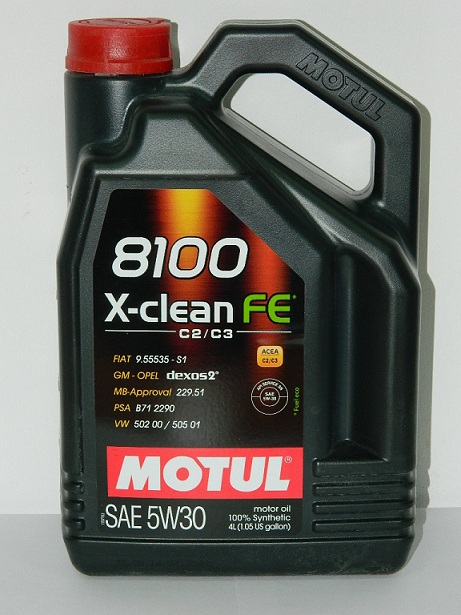 Motul  8100 X-Clean FE 5W-30, 4л