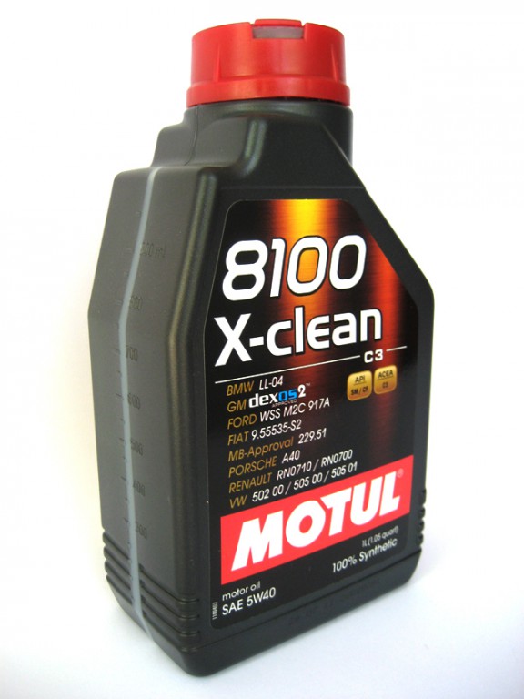 Motul  8100 X-clean 5W-40, 1л