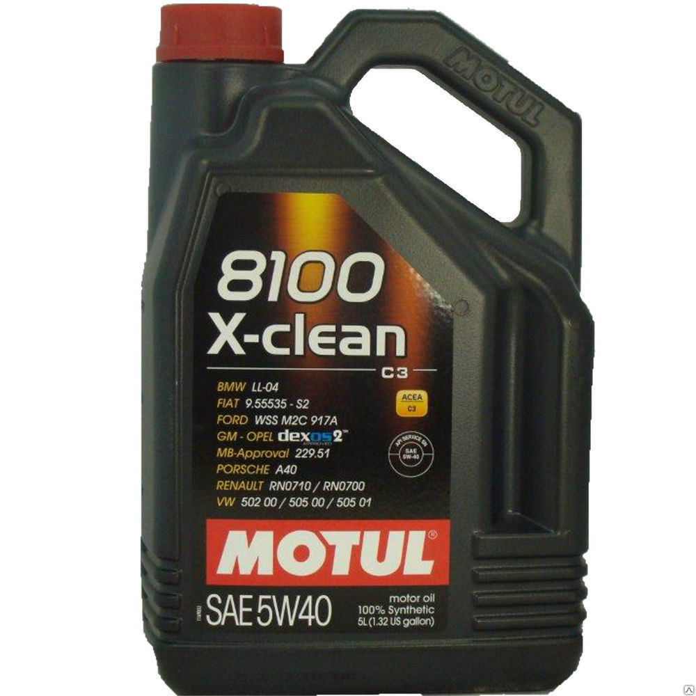 Motul  8100 X-clean 5W-40, 5л