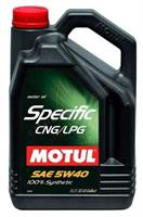 Motul  Specific CNG/LPG 5W-40, 5л , Масло моторное
